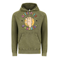 Vintage Olive officially a handful Vintage Hoodie - MaliasSmallBusiness