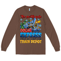 Chestnut thr north pole polar express admit one round trip Long Sleeve Tee - MaliasSmallBusiness