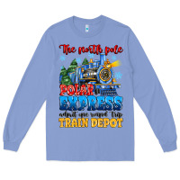 Colony Blue thr north pole polar express admit one round trip Long Sleeve Tee - MaliasSmallBusiness