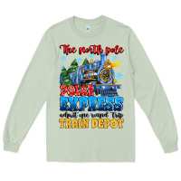 Matcha thr north pole polar express admit one round trip Long Sleeve Tee - MaliasSmallBusiness