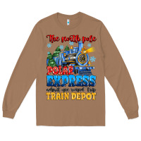 Toasted Coconut thr north pole polar express admit one round trip Long Sleeve Tee - MaliasSmallBusiness