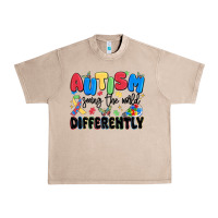 French Oak autism seeing the world differently Urban Heavy Tee - MaliasSmallBusiness