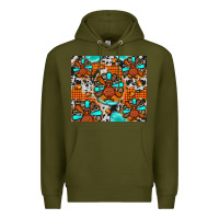 Army Green turkey Premium Hoodie - JahusDesignShop