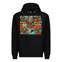 Black turkey Premium Hoodie - JahusDesignShop