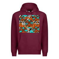 Burgundy turkey Premium Hoodie - JahusDesignShop