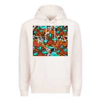 Pale Pink turkey Premium Hoodie - JahusDesignShop