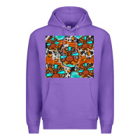 Purple turkey Premium Hoodie - JahusDesignShop