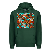 Sports Green turkey Premium Hoodie - JahusDesignShop