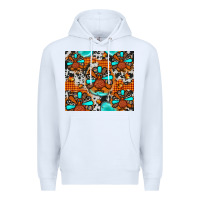 White turkey Premium Hoodie - JahusDesignShop
