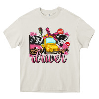 Cream bus driver Heavy Core Tee - AdoDesignShop