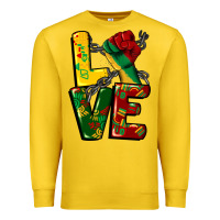 Lemon love juneteenth Premium Sweatshirt - CowGirlArtShop
