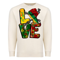 Sandshell love juneteenth Premium Sweatshirt - CowGirlArtShop