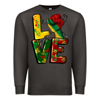 Smoke love juneteenth Premium Sweatshirt - CowGirlArtShop