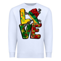 White love juneteenth Premium Sweatshirt - CowGirlArtShop