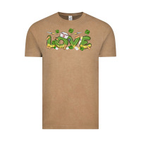 Vintage Coffee st patricks love nurse Vintage Tee - MaliasSmallBusiness