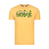 Vintage Mustard st patricks love nurse Vintage Tee - MaliasSmallBusiness