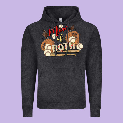 Mama Of Both Vintage Hoodie Designed By Maliassmallbusiness