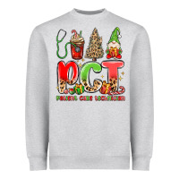 Heather Grey pct patient care technician christmas Heavyweight Sweatshirt - MaliasSmallBusiness