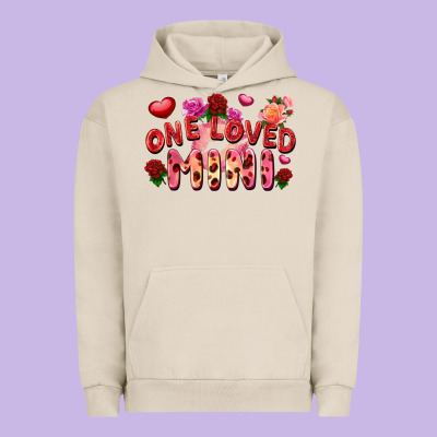 One Loved Mini Urban Hoodie Designed By Fadigitalartstudio