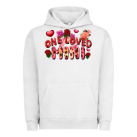 Pigment Lunar Rock one loved mini Urban Hoodie - FaDigitalArtStudio