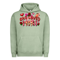 Pigment Oil Green one loved mini Urban Hoodie - FaDigitalArtStudio