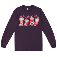 Plum christmas debbie cake white coffee cups Long Sleeve Tee - MaliasSmallBusiness