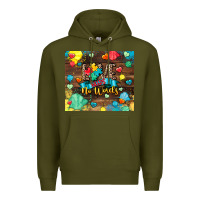 Army Green love needs no words Premium Hoodie - CowGirlArtShop