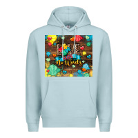 Blue Mist love needs no words Premium Hoodie - CowGirlArtShop