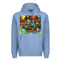 Colony Blue love needs no words Premium Hoodie - CowGirlArtShop