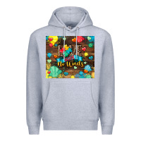 Heather Grey love needs no words Premium Hoodie - CowGirlArtShop