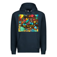 Navy love needs no words Premium Hoodie - CowGirlArtShop