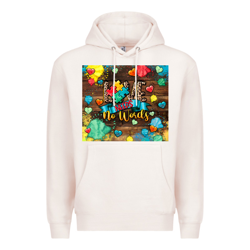 Love Needs No Words Premium Hoodie by CowGirlArtShop | Teevron