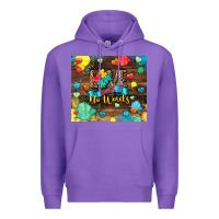 Purple love needs no words Premium Hoodie - CowGirlArtShop