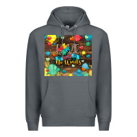 Rock love needs no words Premium Hoodie - CowGirlArtShop