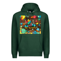 Sports Green love needs no words Premium Hoodie - CowGirlArtShop