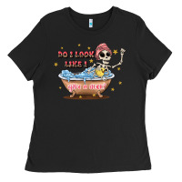 Black do i look like i give a duck Ladies Tee - JahusDesignShop
