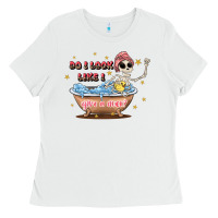 White do i look like i give a duck Ladies Tee - JahusDesignShop