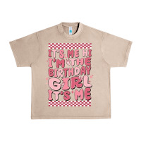 French Oak it's me hi i'm the birthday girl it's me Urban Heavy Tee - MaliasSmallBusiness