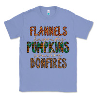 Colony Blue flannels hayrides pumpkins bonfires Classic Tee - CowhideDigitalArt