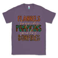 Lavender flannels hayrides pumpkins bonfires Classic Tee - CowhideDigitalArt