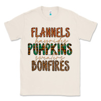 Natural flannels hayrides pumpkins bonfires Classic Tee - CowhideDigitalArt