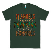 Sports Green flannels hayrides pumpkins bonfires Classic Tee - CowhideDigitalArt