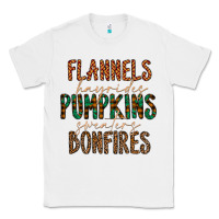 White flannels hayrides pumpkins bonfires Classic Tee - CowhideDigitalArt