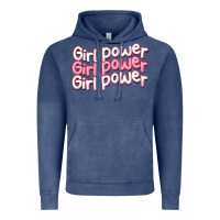 Vintage Denim girl power Vintage Hoodie - MaliasSmallBusiness