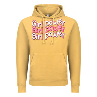 Vintage Mustard girl power Vintage Hoodie - MaliasSmallBusiness