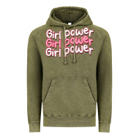 Vintage Olive girl power Vintage Hoodie - MaliasSmallBusiness