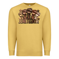 Antique Gold melanin juneteenth Premium Sweatshirt - CowGirlArtShop