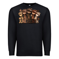 Black melanin juneteenth Premium Sweatshirt - CowGirlArtShop