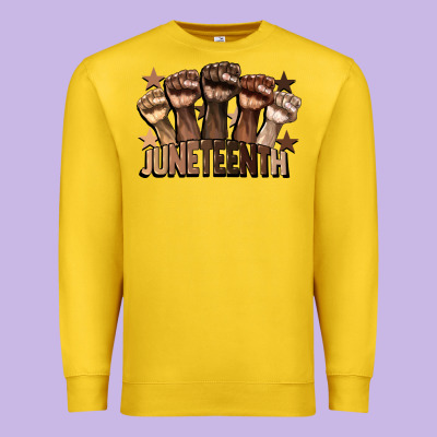 Melanin Juneteenth Premium Sweatshirt Designed By Cowgirlartshop