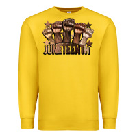 Lemon melanin juneteenth Premium Sweatshirt - CowGirlArtShop